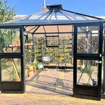 drinken hoop Elektrisch Glazen tuinhuis kopen? Geniet langer van uw tuin! Blokhut.com